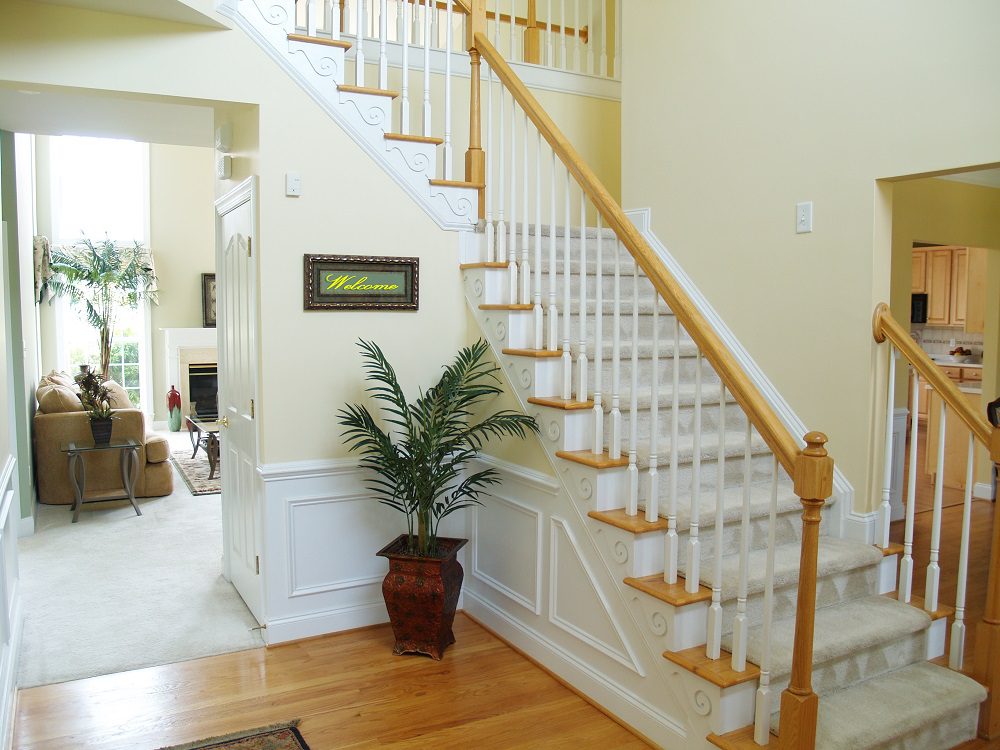 Traditional timber staircase built for Nanango property in South Burnett